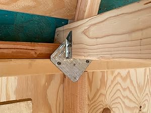 Hurricane Ties untuk Rafters Heavy Duty Galvanized Joist Hangers Hurricane Straps untuk Joists Kayu Struktur Kayu 1