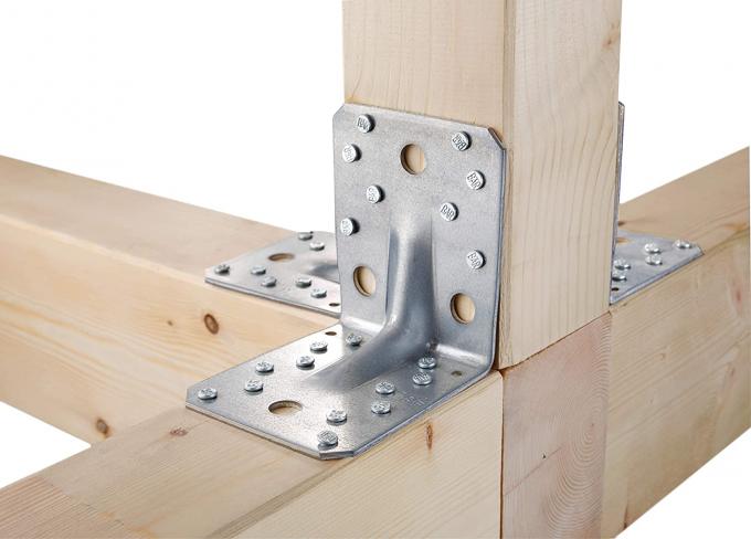 90 derajat L-Bentuk Metal Corner Brace Heavy Duty Kayu Bracket untuk Kayu Frame Corner Brackets 1