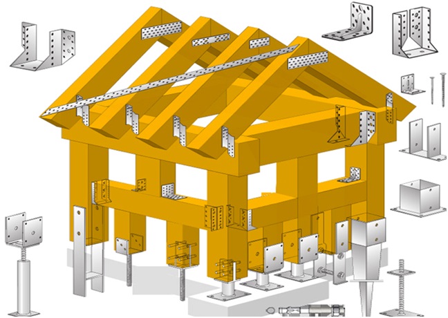 Galvanized Steel Bracing Strap & Hurricane Tie Connector Plate 4
