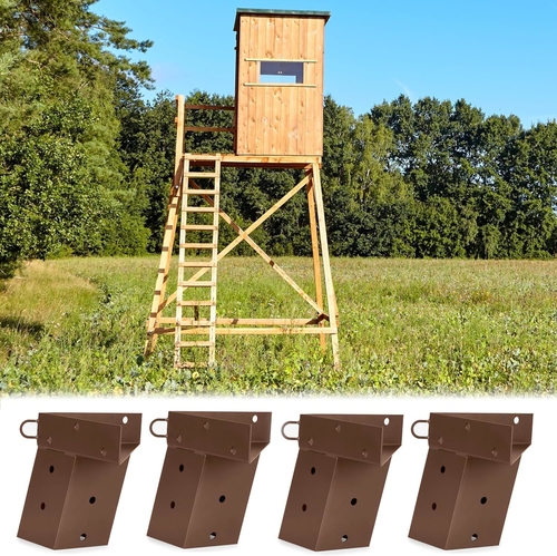 Latest company news about 4x4 Buta Berburu Platform Brackets Heavy Duty Metal Lift Bracket untuk Menembak Shack Dek Observasi Rumah Pohon