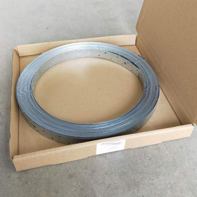 quality Silver Galvanized Steel Coil Lumberlok Strap Brace Hoop Iron untuk Pengecatan Dinding dan Atap factory