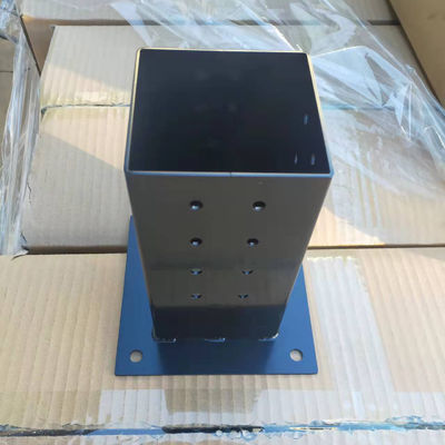 Braket Pergola Baja Karbon 4*4 Kit Braket Sudut Basis Tiang