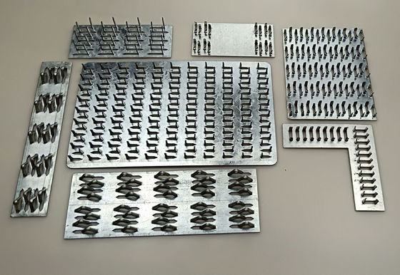 100mm persegi panjang Galvanized Kayu Framing Gang Nails tahan korosi