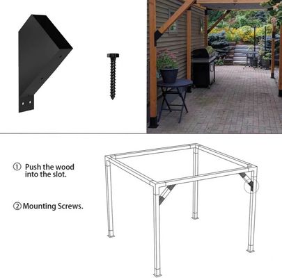 Pergola Brackets 6x6 Actual 5.6 