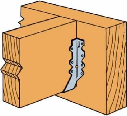 2x8 Joist Hanger 20 Gauge LU28 Galvanizing Face Mount Joist Hangers Kayu Hurricane Ties Rafters Tie