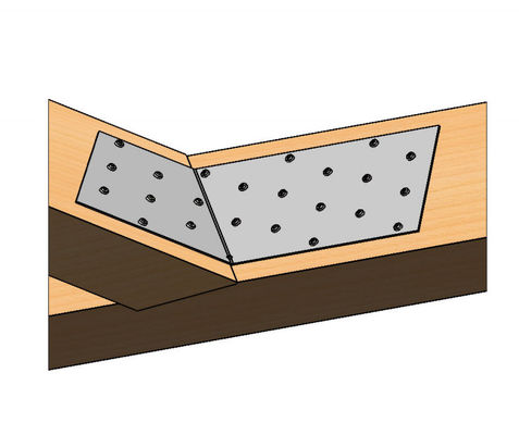 Konektor Creeper CC200L untuk Memperbaiki Jack Truss ke Hip Truss