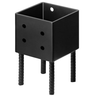 Penahan Tiang Dasar Logam Braket Jangkar Tiang Paku Tanah