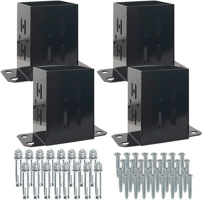 Fence Post Anchor Decking Pos untuk Deck Porch Railing Support Trim for Fencing Trellis & Gates